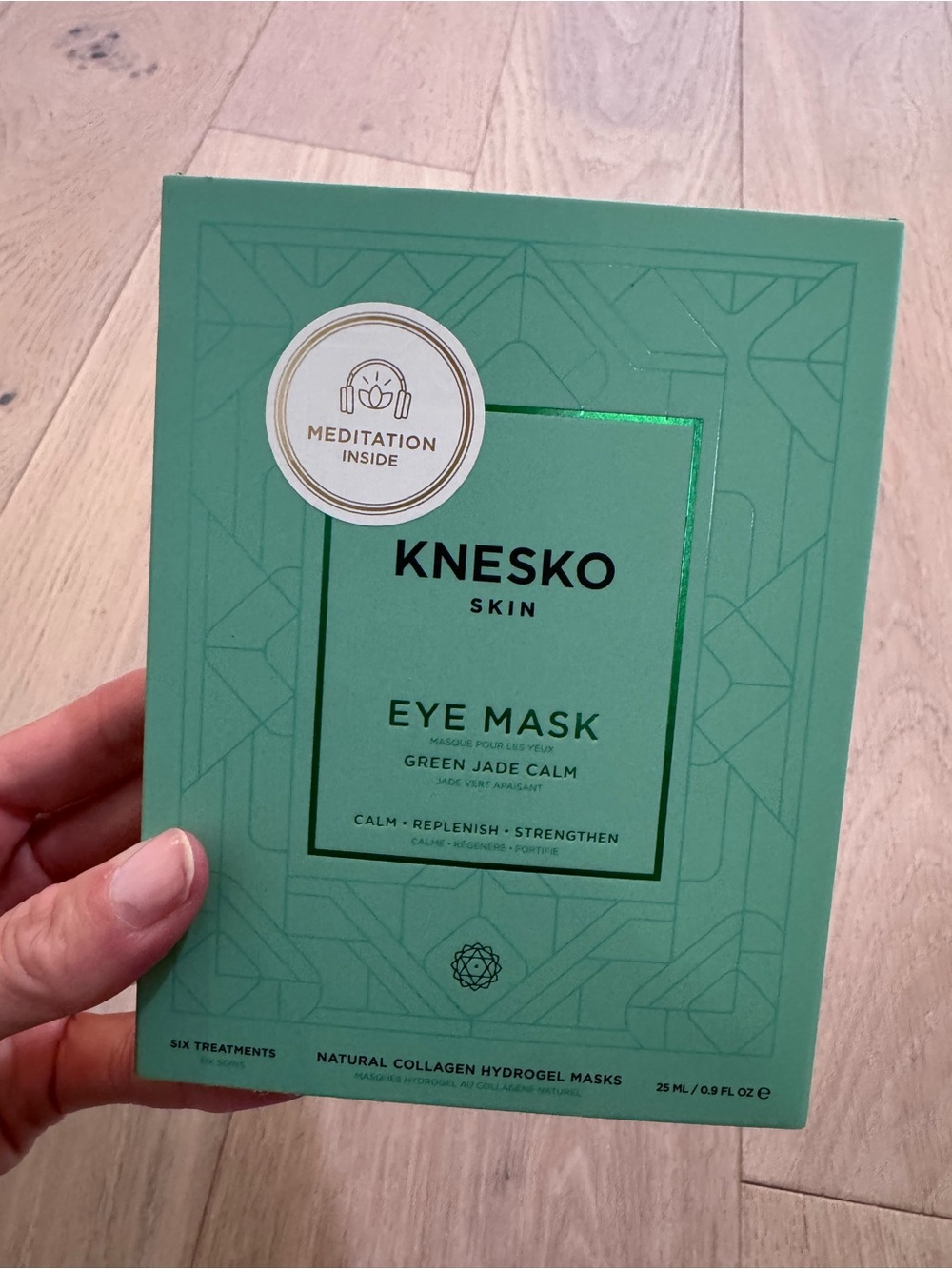 Knesko Skin Green Jade Calm Eye Mask - 6 ct